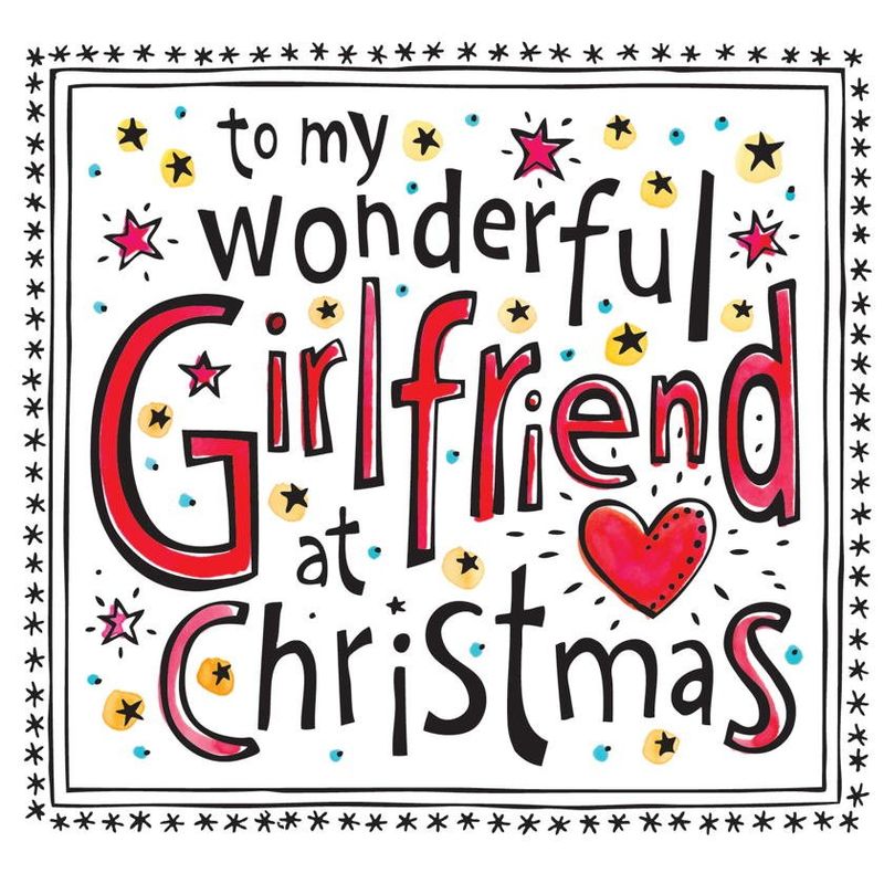 Wonderful Girlfriend Christmas Card Karenza Paperie