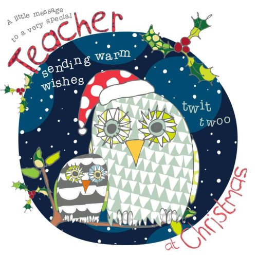 a little message to a very special teacher christmas card karenza christmas message for teachers