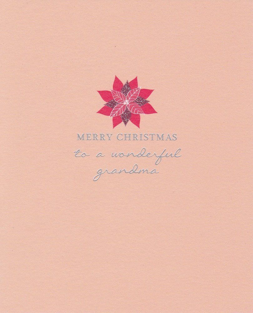 Wonderful Grandma Christmas Card - Karenza Paperie