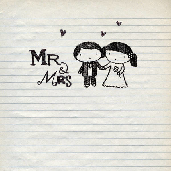 Mr And Mrs Wedding Card Karenza Paperie Mr And Mrs Wedding Card Product Images Of