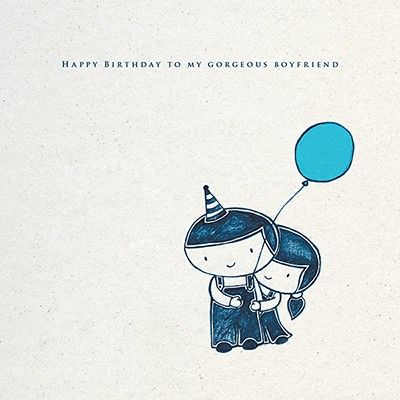 cute boyfriend birthday card