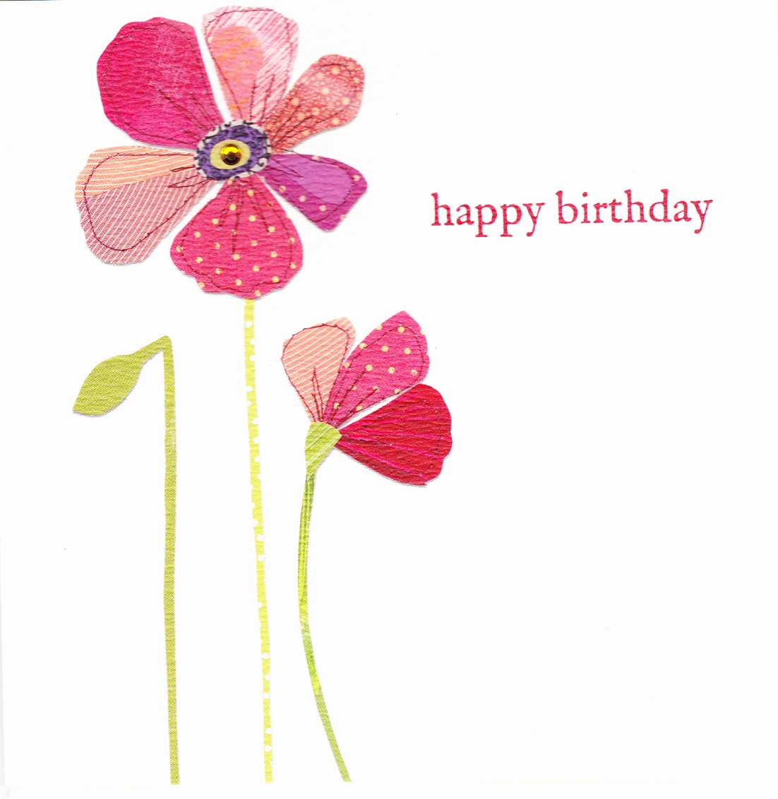 buy red poppies birthday cards for her online karenza paperie