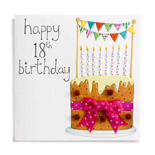buy 18th birthday cards online for her from karenza paperie age 18 eighteen eighteenth