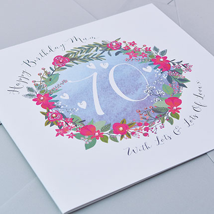 buy large luxury 70th birthday card for mum online from karenza paperie