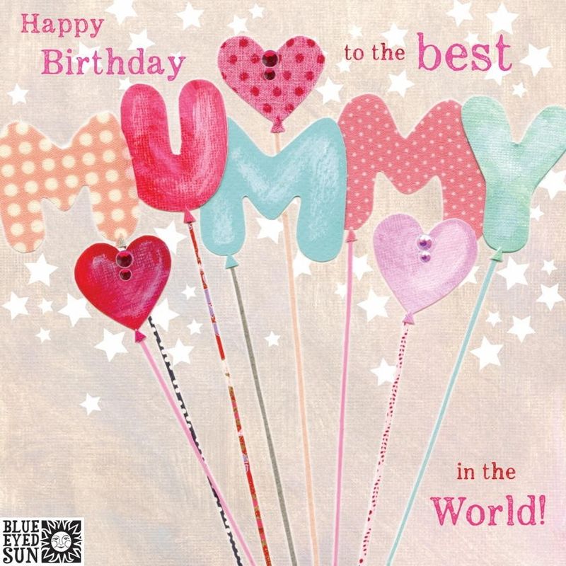 best mummy balloons birthday card karenza paperie balloons birthday cards