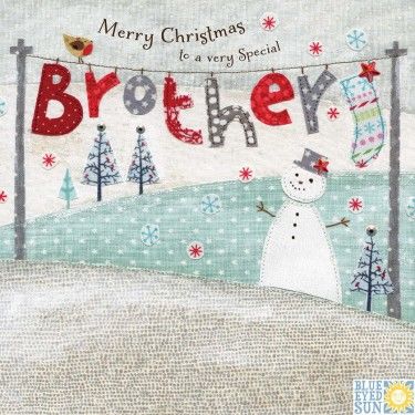 To A Very Special Brother Christmas Card - Karenza Paperie