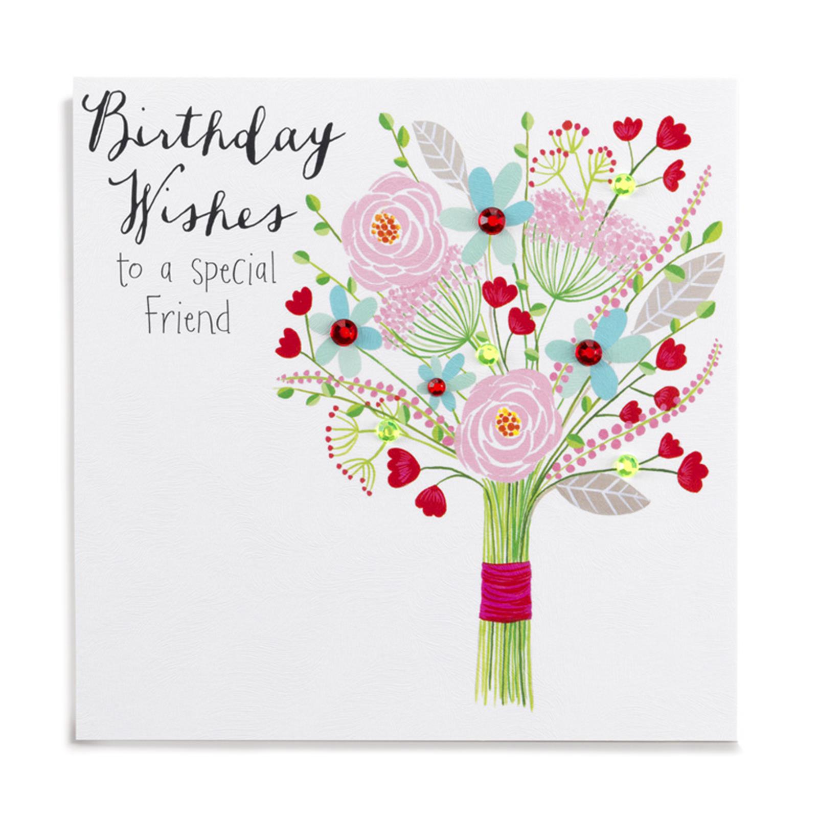 buy best friend birthday cards online at karenza paperie flowers hearts cute special friend someone special birthday cards for her and him