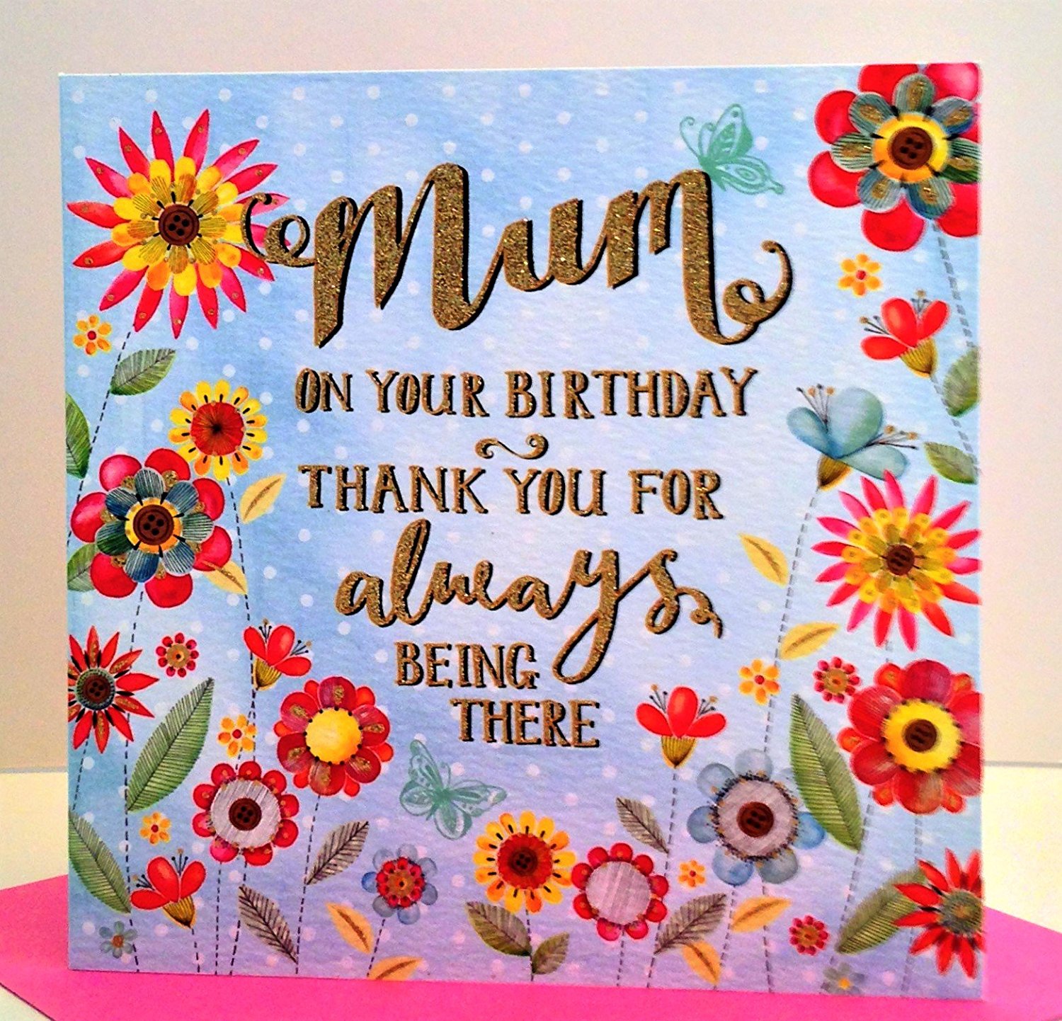 buy mum birthday card online at karenza paperie pretty flowers mum cards half price sale 50% off 1/2 price rachel ellen designs cards stationery