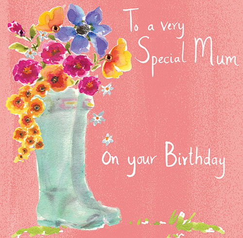 buy mum birthday card online at karenza paperie pretty flowers mum cards half price sale 50% off 1/2 price rachel ellen designs cards stationery