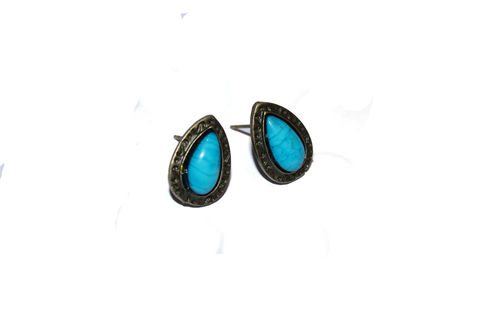 Turquoise,Stud,Earrings