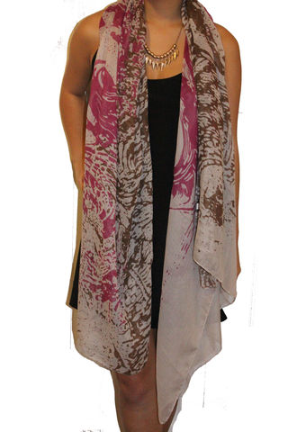 Camo,Print,Scarf