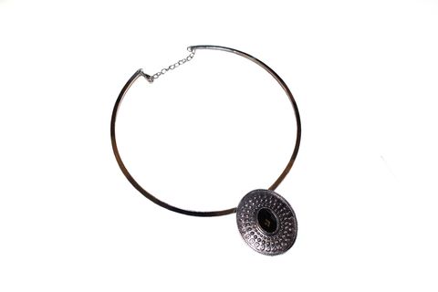 Shield,Gemstone,Collar,Necklace