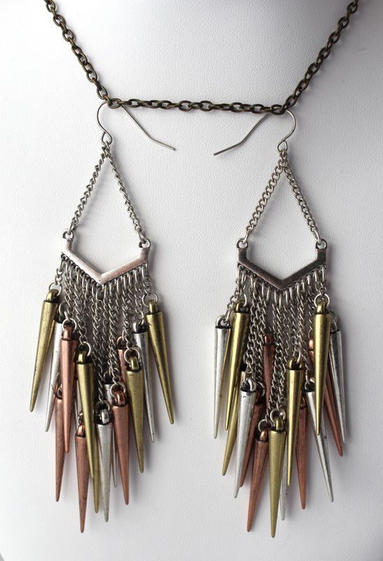 Cluster of Spikes Earrings - product images