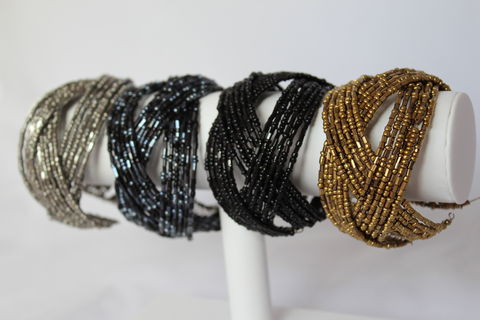 Twisted,Bead,Cuff