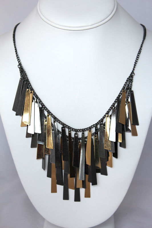 Bar Fringe Necklace - product images