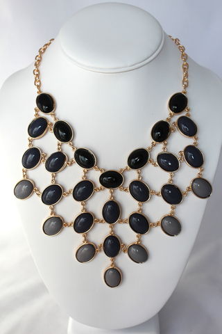 Ombre,Bib,Necklace
