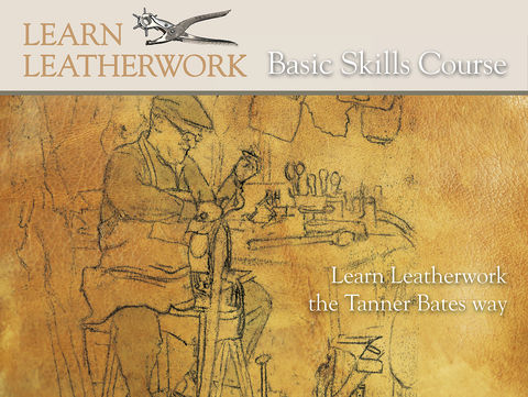 Basic,Skills,Leatherwork,Course,DVD,learn leatherwork,leather courses,leathercraft,leatherwork,leather kits