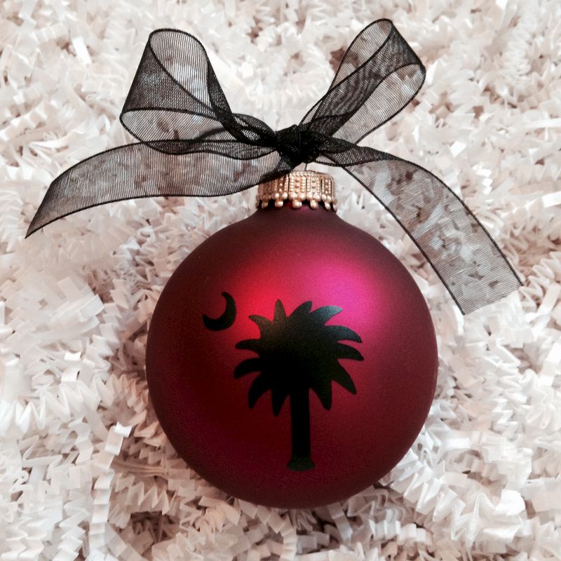 carolina pride palmetto tree ornament personalized south carolina pride palmetto tree ornament personalized south