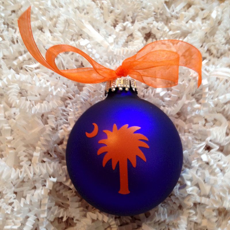 upstate pride palmetto tree ornament personalized south upstate pride palmetto tree ornament personalized south