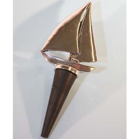 Wine,Stopper,Sailboat,Culinary:Wine & Bar Accessories,Pewter sailboat bottle stopper