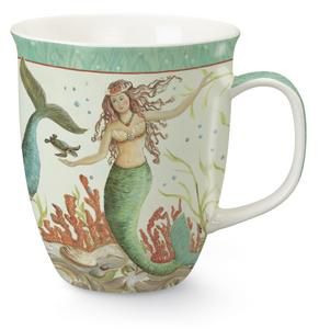 Mermaid,Hideaway,Mug,Culinary:Mugs, plates etc.,kate McRostie mermaid hideaway cape_shore mug mermaid_mug