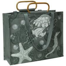 Jute Burlap Bag Seahorse - product images