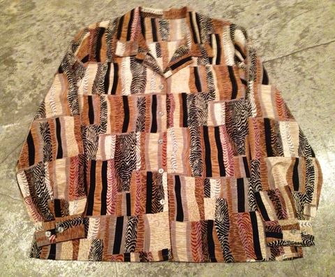 ANIMAL,HIDES,BUTTON,DOWN,vintage, animal print, button up, unisex