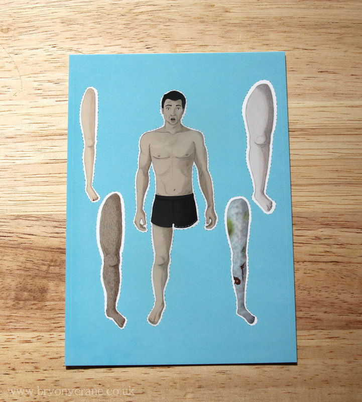 The Missing Leg Postcard Print - product images