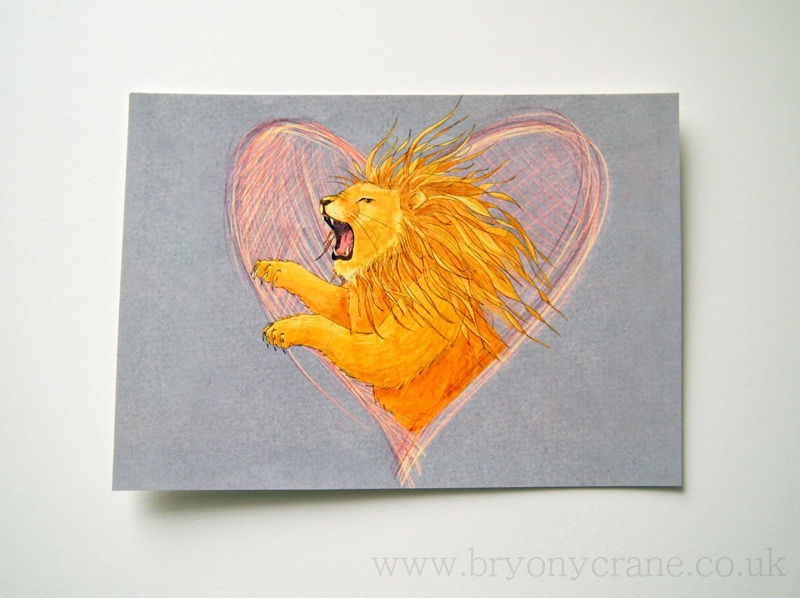 Lionheart Postcard Print - product images