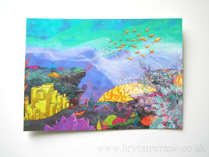 Coral Reef Postcard Print - product images