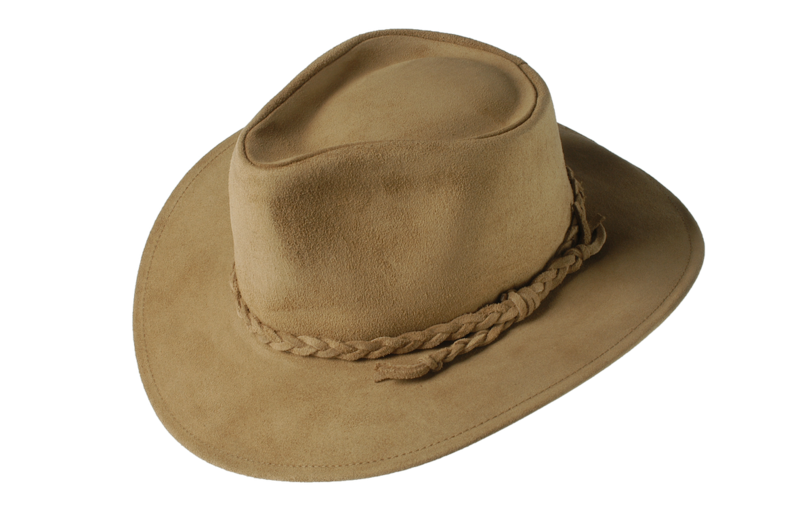 Sand Fer Suede Leather Hat - product images