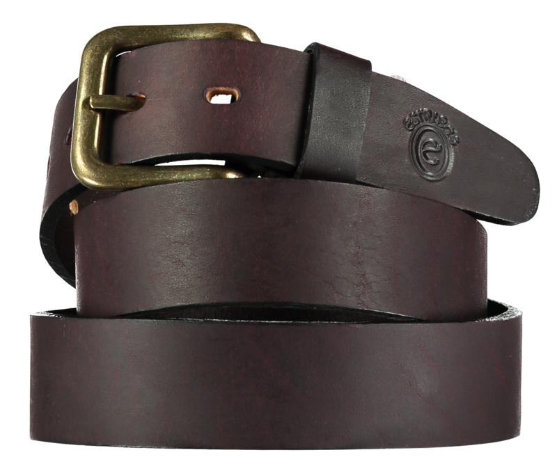 Plain Brown Stirrup Leather Belt - product images