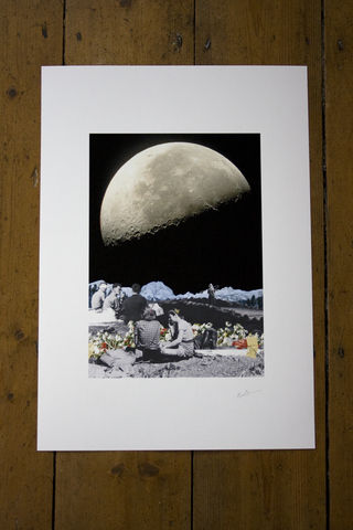 Constant,Curiosity,Illustration, Art, Martin Parris, Poster, Prints, pt32, collage