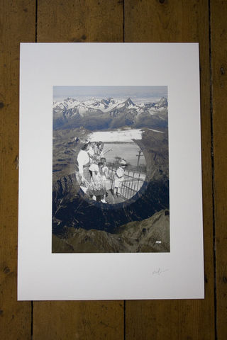 Family,Day,Out,Illustration, Art, Martin Parris, Poster, Prints, pt32, collage