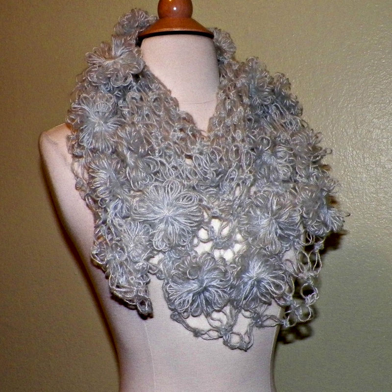 silver lace wrap