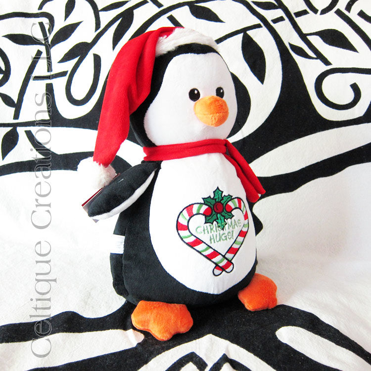 stuffed christmas penguin