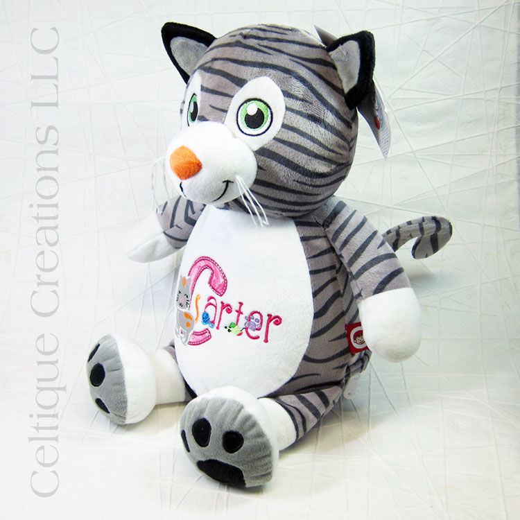 Personalized cat stuffed deals animal