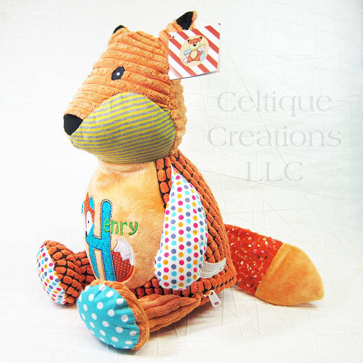 Personalized fox deals stuffed animal