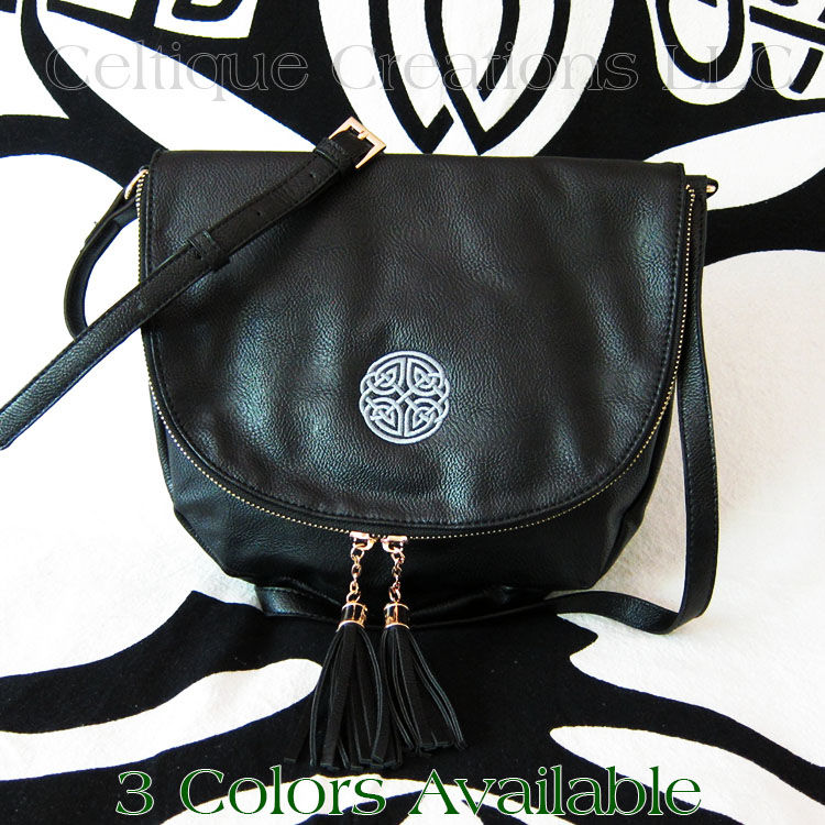 Celtic Knot Sienna Tassel Crossbody Purse Celtique Creations