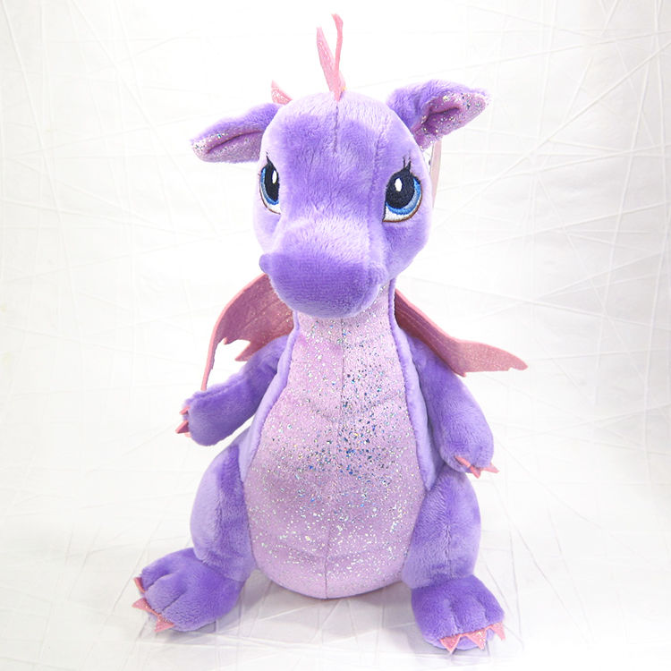 purple dragon stuffed animal