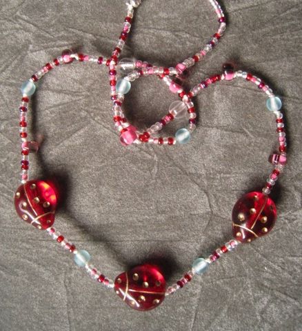 Girls,Jewelry,,Red,Ladybugs,Beaded,Necklace,,Magnetic,Clasp,Children,Jewelry,Necklace,beaded,valentines,pink,ladybug,red,girl,spring,cute,bug,silver,magnetic_clasp,princess,Czech_Glass_beads,czech_glass_beads,drop_beads,sterling_silver_hardware,silk_cord,lead_safe_magnetic_clasp