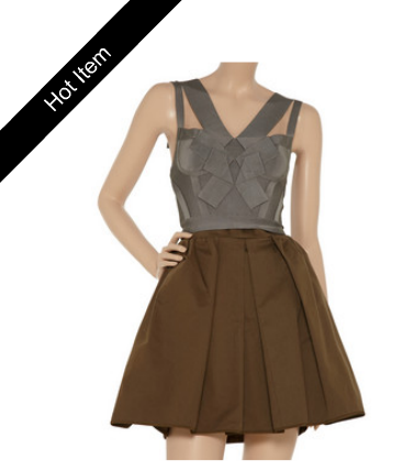 Herve,Leger,Cropped,Bandage,Top