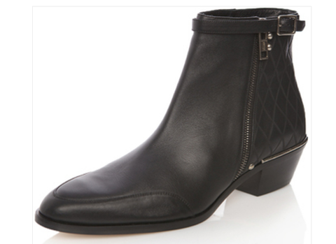 Chloe,Quilted,Back,Short,Boot,chloe, chloe boots, boots, quilted leather