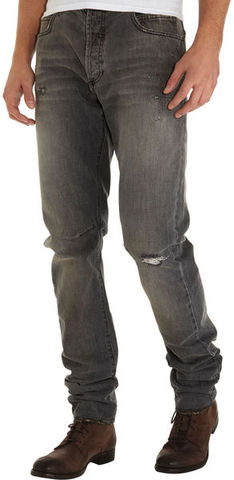 BALMAIN,Gray,Straight,Leg,Jean,balmain, mens jeans, mens biker jeans