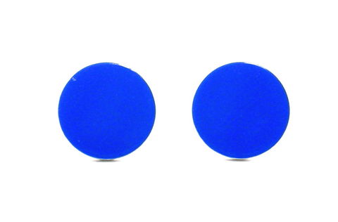 Flat,Disc,Earrings,for,Men,Cool,Blue,Studs,Guys,Aluminum,Circle,Discs,12mm,blue earrings for men guys teens, cool blue studs for men, flat disc earrings, cool studs for guys, faux gauge earrings, faux plugs, blue circle earrings, blue circle studs