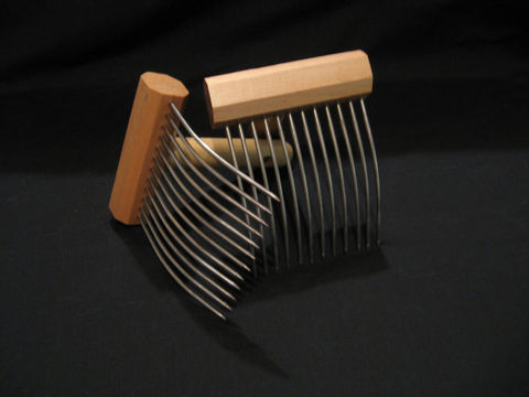 Viking,Wool,Combs,,Single,Row,,by,Indigo,Hound,combs , spinning, carding, wool , wool combs , Viking, Viking Combs , Viking wool combs, wool combing , Indigo Hound , carding wool , wool spinning , BrushCreekWoolWorks, Brush Creek Wool Works