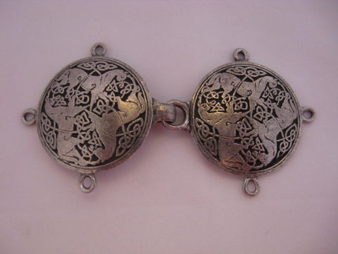 Celtic,Knotwork,Pewter,Clasp,with,Horse,Design,clasp , pewter, Celtic pewter clasp, pewter clasp, lead free pewter, Celtic Horse clasp, Celtic clasp, Celtic knotwork × cloak clasp , pewter cloak clasp , Celtic cloak clasp, horse clasp. BrushCreekWoolWorks, Brush Creek Wool Works