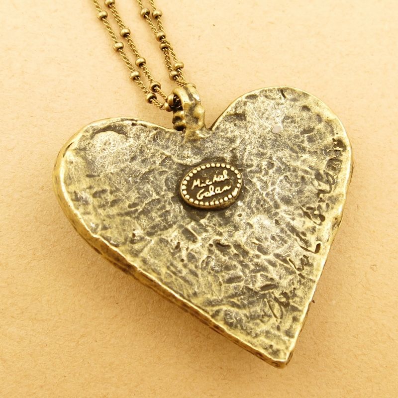 Michal Golan Confetti Large Heart Pendant Necklace Talich Michal Golan Confetti Large Heart Pendant Necklace Product Image