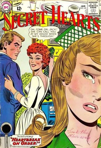 Secret,Hearts,Comic,#,85,Secret Hearts Comic # 82, comics