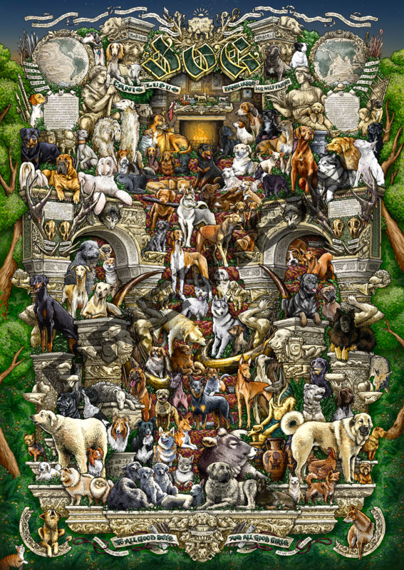 'An Ode To The Dog' - A1 Poster - product images  of 